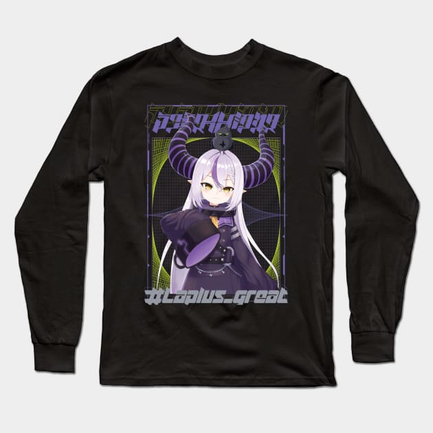 Hololive Laplus Darkness Long Sleeve T-Shirt by naderu